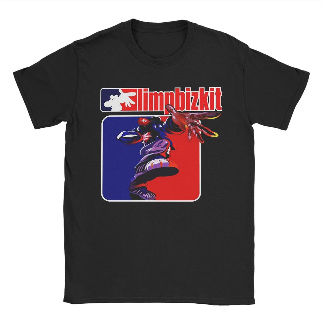 Limp Bizkit Band T Shirt Men Pure Cotton Novelty T-Shirts O Neck  Tees Short Sleeve Clothing Graphic