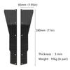 2pcs Carbon Fiber Side Skirt Set for 1/7 ARRMA FELONY INFRACTION 6S LIMITLESS F1 V2 Car Truck Upgrade Parts ARA320509