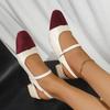 Новые летние женские сандалии 2025 года Элегантные мюли с открытым носком на среднем каблуке Удобная офисная женская обувь Каблуки с пряжкой Женщины