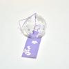 1 шт. японский ветряной колокольчик японские ветряные колокольчики ручной работы стеклянные фурины домашний декор спа кухонный офисный декор узор сакуры и вишни