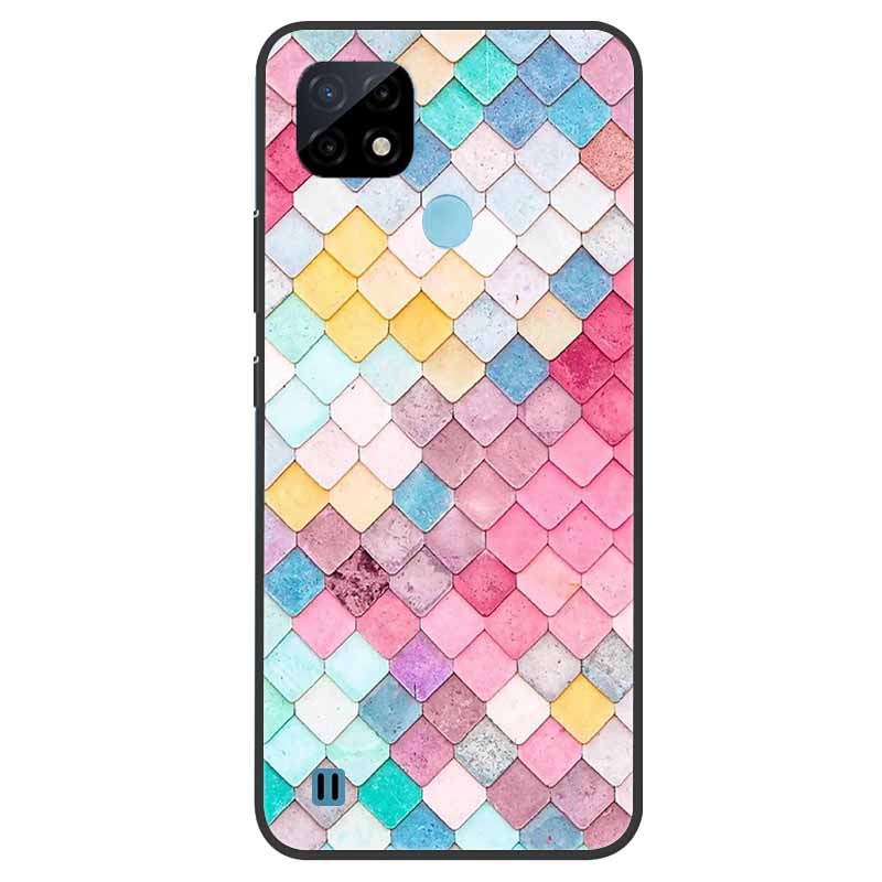 Для Realme C21 чехол противоударный мягкий силиконовый чехол из ТПУ для Realme C31 C21Y C25S C25 чехлы для телефонов Realme C21 C31 милый мультфильм