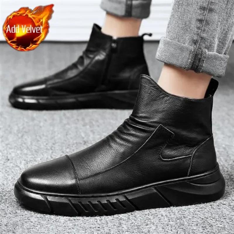 Водонепроницаемая и нескользящая износостойкая мужская обувь, лоферы, резиновые сапоги для мужчин, в продаже, оригинальные резиновые сапоги, резиновые сапоги для активного отдыха