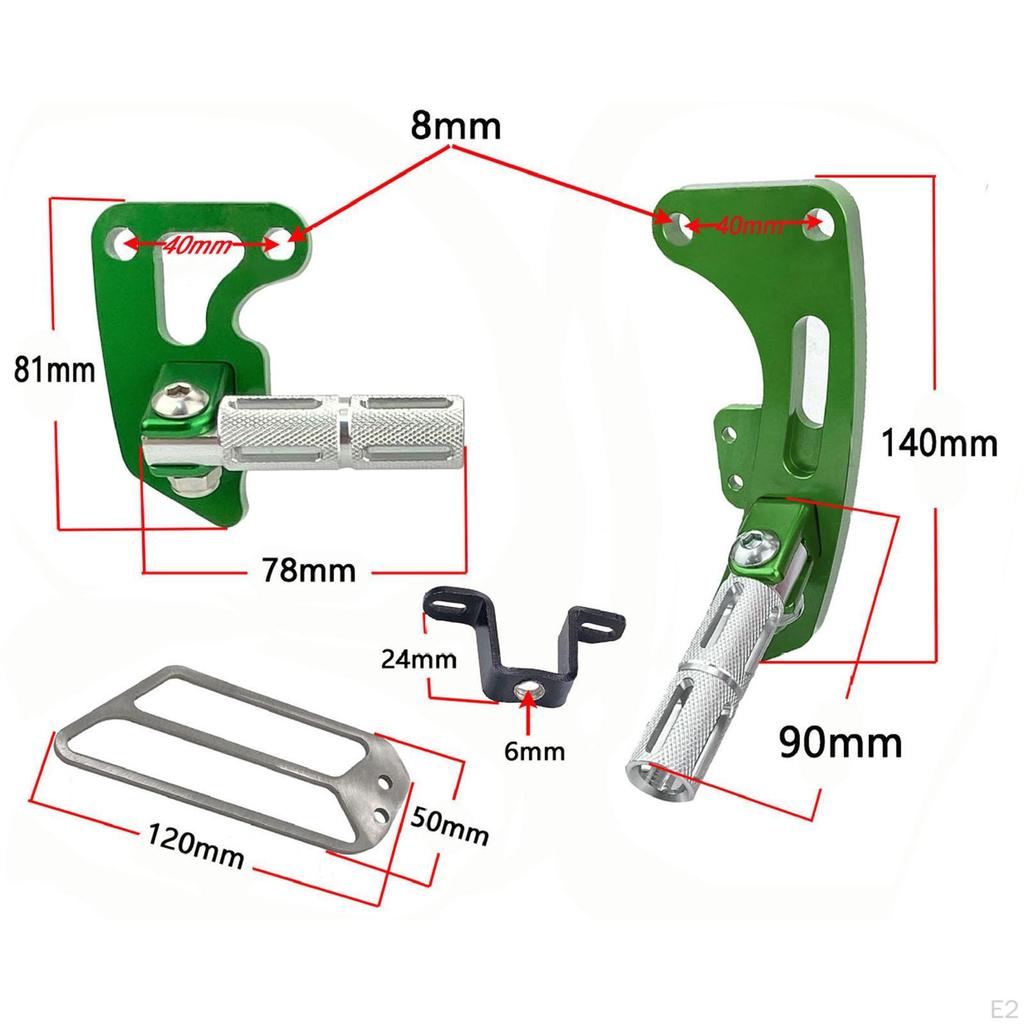Задние подножки для мотоцикла Klx230