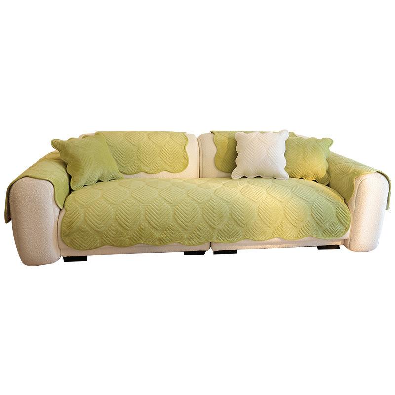 Medieval Sofa Cushion Plush Autumn And Winter Leather Sofa Cover  New Thickened Sofa Towel Cover Cushion