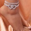 Charm Anklet Elegant Anti-rust Fadeless Women Girls Hollow Heart Jewelry Accessory