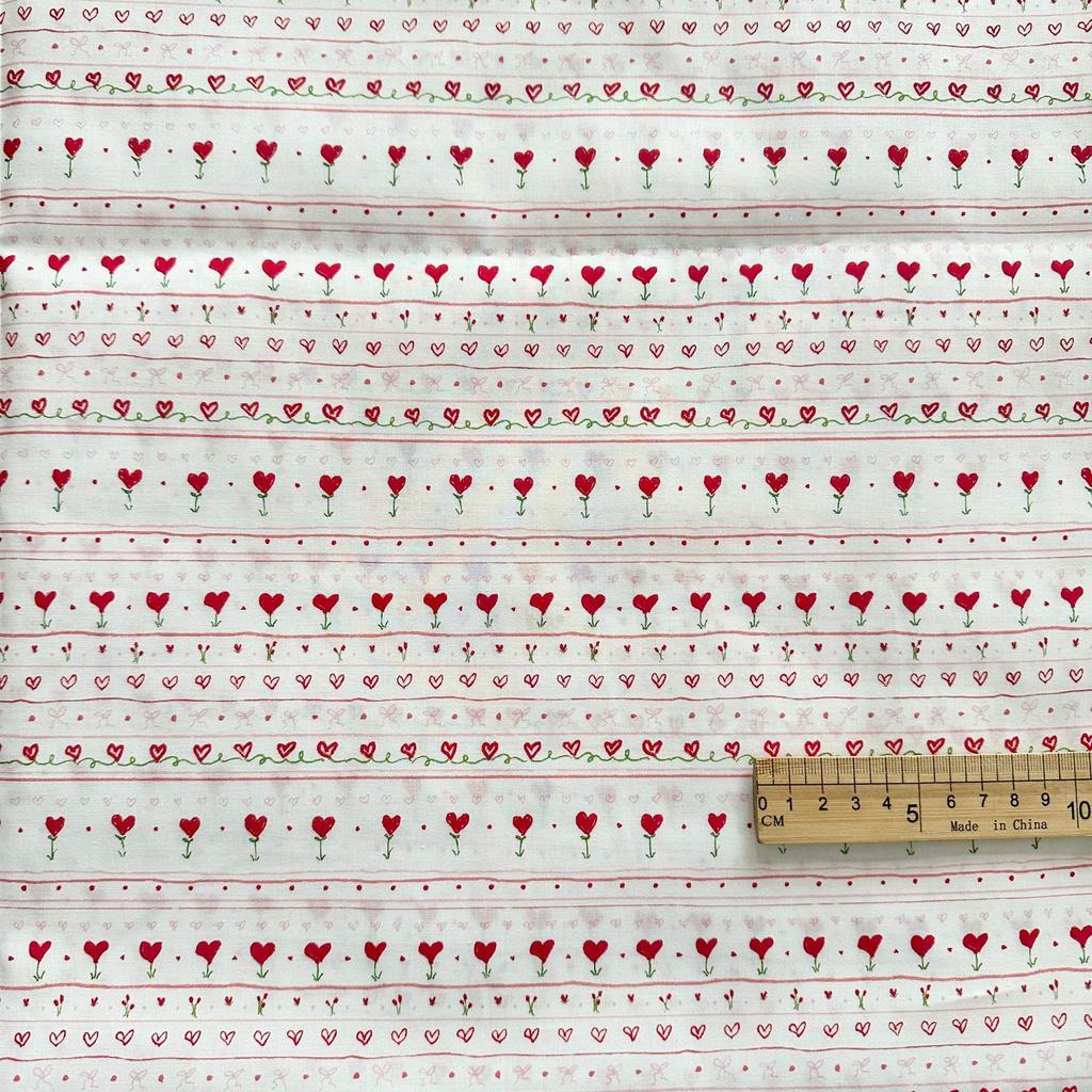 Цифровая печать 100% хлопок корейская мультяшная цветочная ткань для женской, детской и взрослой одежды