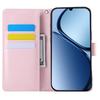 For Samsung Galaxy A07 4G/A06 4G/A06 5G Case Rose Flower PU Leather Wallet Phone Cover with 3 Card Slots/Wrist Strap