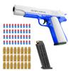 Shell Ejection Soft Bullets Pistol Toy Gun For Boys Girls Shooting Games  Birthday Gift Age 5+