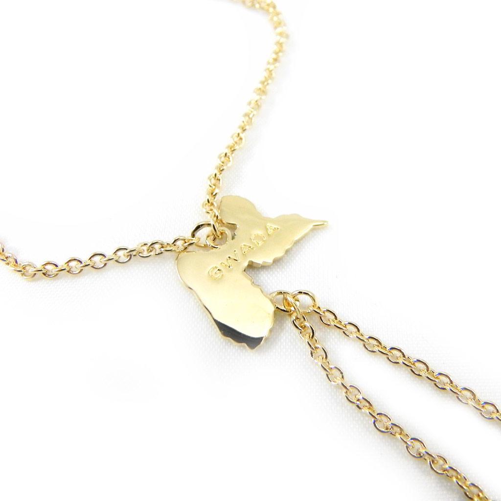 Les Trésors De Lily [G9384] - Позолоченный браслет-кольцо «Гвада».