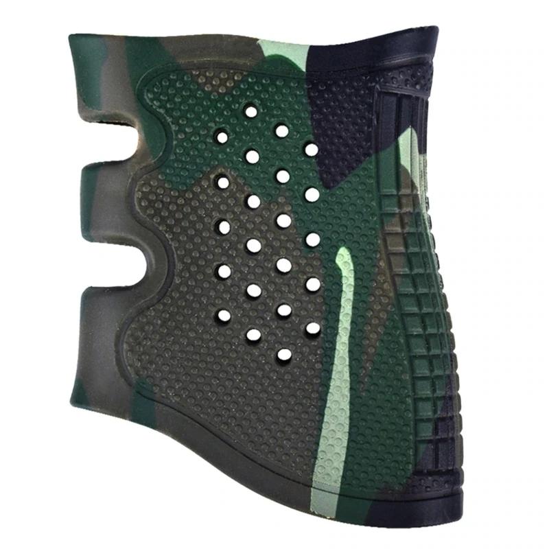 Резиновые нескользящие резиновые рукоятки для пистолета на открытом воздухе, нескользящие револьверные пистолеты, пейнтбольные пневматические винтовки, аксессуары для кемпинга