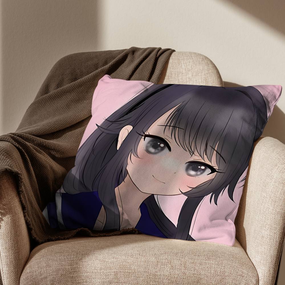 Yandere Simulator Ayano Aishi Принт Наволочка см Квадратный Чехол для Подушки для Декора Гостиной Спальни