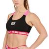 Leone 1947 LOGO WACS Training Women's Bra, Black/Pink