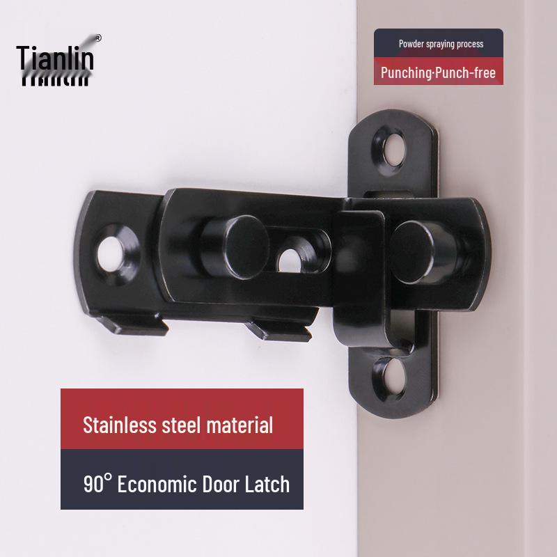 Защелка для раздвижной двери в старинном стиле без сверления и противоугонный болт