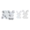 Elks Figure Silicone Baking Mold Multiple Materials Suitable for Cement Christmas Party Decoration