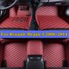 Автомобильные подушечки для ног для Renault Megan 3 2008-2014, автомобильные аксессуары, защитные накладки на заказ, автомобильные коврики, автомобильный ковер