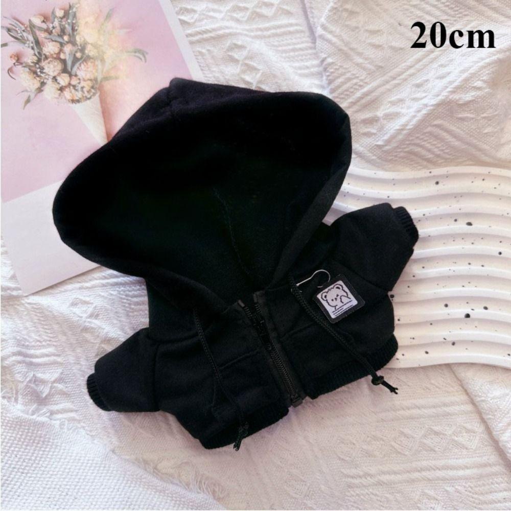 2 Colors Doll Hoodies Fashion Plush Doll Coat 10/20cm Cotton Dolls/1/12 BJD Dolls