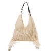 Женская минималистичная пляжная соломенная сумка-тоут - Весенняя коллекция 2025