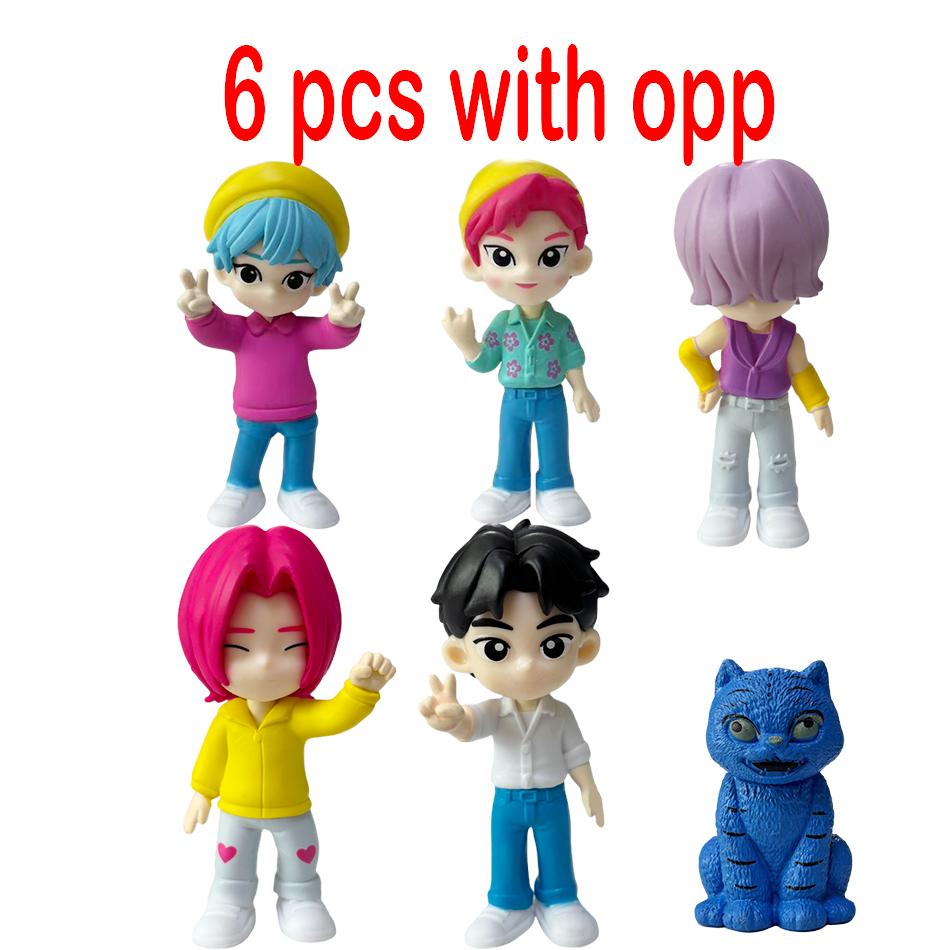 1-12 шт. K-pop Охотники на демонов Аниме Фигурка Руми Зои Мира Саджа Фигурки персонажей для косплея Виниловая фигурка Игрушка Подарки для фанатов