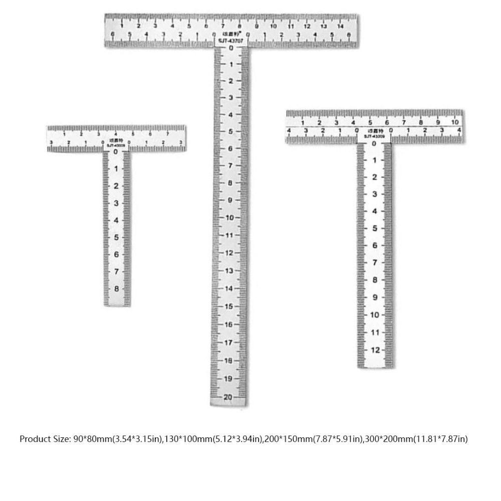 Угольник из нержавеющей стали, измерительный инструмент, мини-угольник для разметки, Т-образная линейка, Строительство