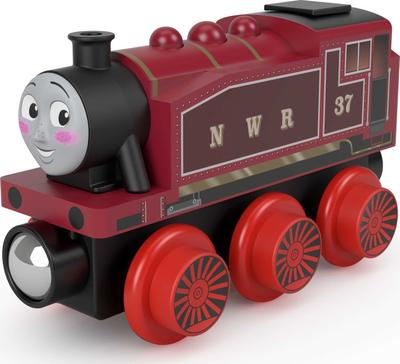 Mattel Паровозик Томас Деревянная железная дорога Рози 2 и HBJ92 Красный (Томас) (Возраст вверх)