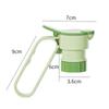 Cold Water Bottle Seal Controlled Volume Drinks Bottle Deflector Creative Carry Handle Press Dispense with Lid Cup Cover