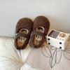 Children's Cotton Shoes Winter Velvet Warm New Girls Fluffy Shoes Student Home Shoes Baby Winter Shoes