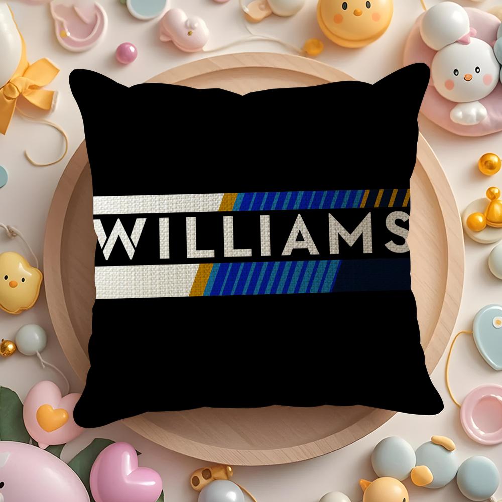 W-Williams Racing Наволочка Натуральный Лен Органическая Ткань Двусторонняя Печать Диван Домашний Декор Подарок Наволочка