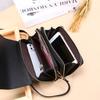 Ladies High Quality Ladies PU Leather Vertical Purse Multifunctional Standard Clutch Messenger Bag Fashion Casual Bag