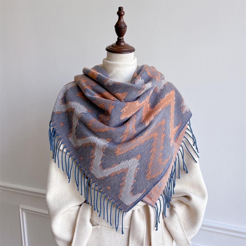 Women Winter Scarf Cashmere Pashmina Shawls and Wraps Bufandas Floral Print Warm Thick Scarves Blanket for Lady Newpe