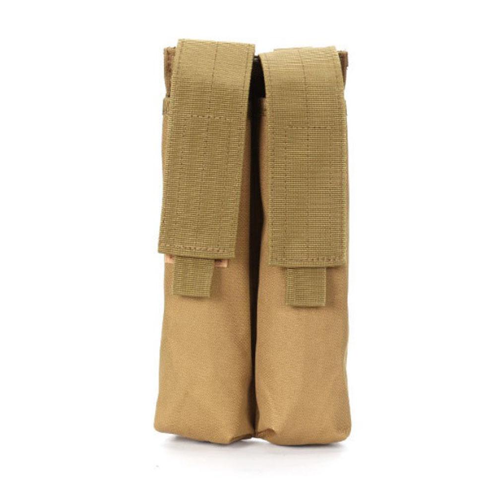 Сумка для магазинов Molle из нейлона 1000D, тактическая кобура для двух магазинов.