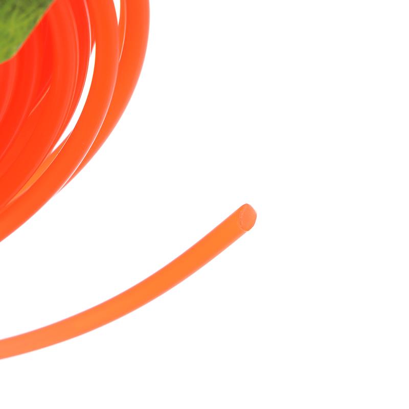 1 шт. 15 м*2,4 мм/2,7 мм/3 мм нейлоновый триммер для кошения травы веревка для кустореза