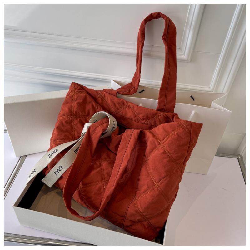 Пуховая сумка для отдыха, женская сумка на плечо, осенне-зимняя сумка Linggetote, сумка большой вместимости, студенческая сумка