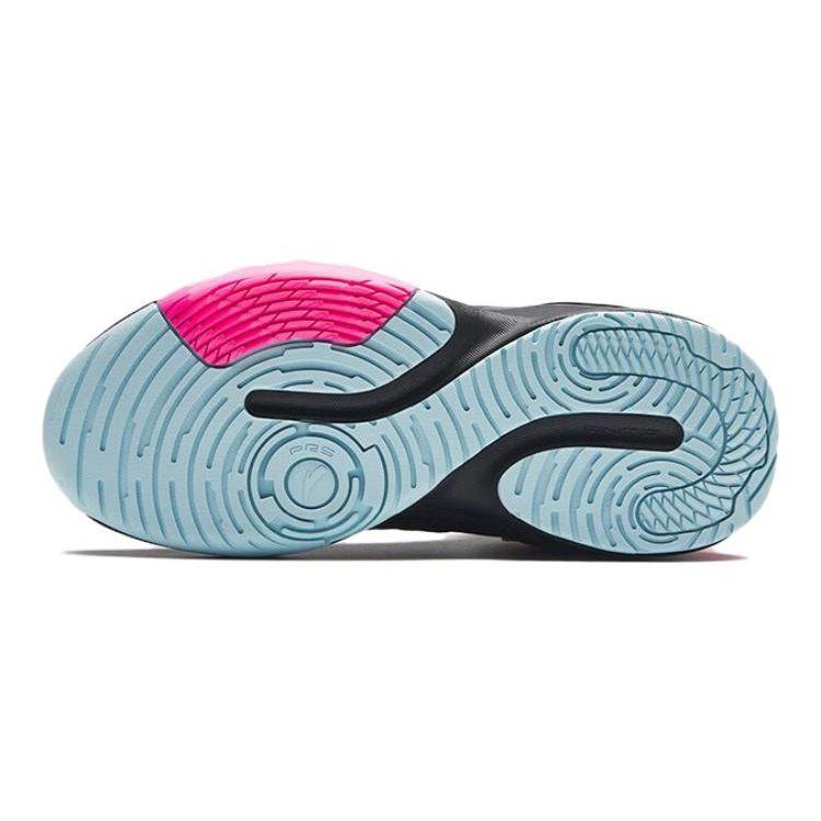 Anta Kids Round Head Knob Wear-Resistant Shock Absorption Low-Top Basketball Shoes Kids Basketball Shoes Black Red A312331111-3