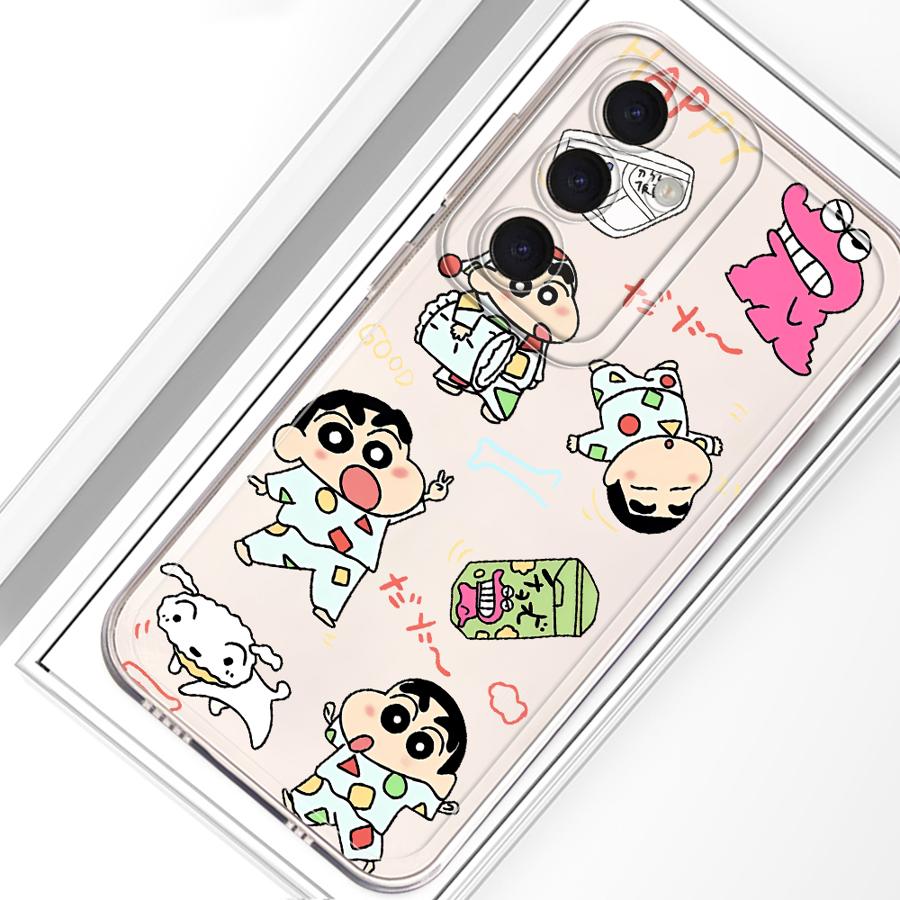 Case for Samsung Galaxy A26 A24 A56 A50 A25 A51 A36 A33 A52 A14 A16 A52 A31 A54 A15 A34 A35 A55 A23 Phone Cute Crayon Shinchan