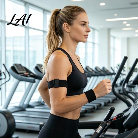 Comfortable Bicep Strap 430/500MM Nylon Band for Smart Watch Adjustable Breathable Woven Arm Strap Fitness Tracker Sport Armband Replacement