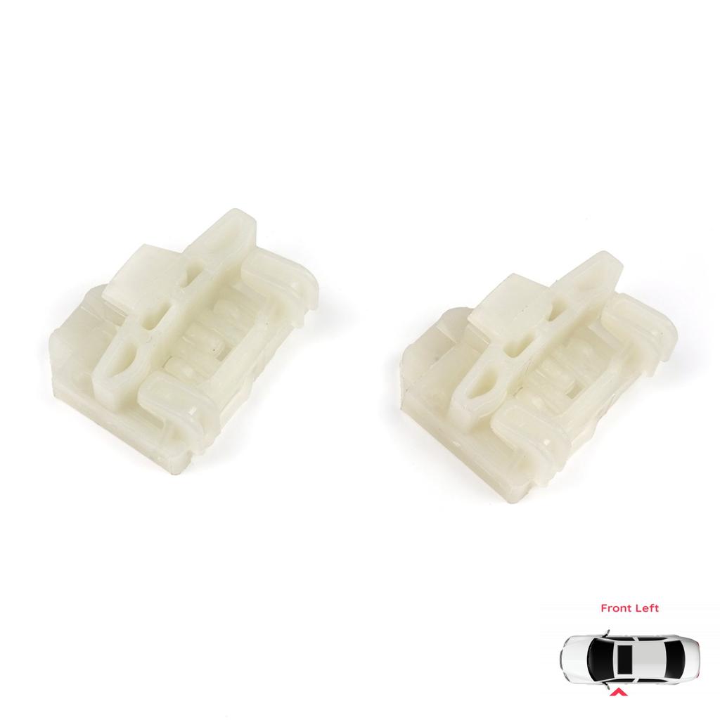 EWR46 2 Pcs Window Regulator Repair Guide Clips Front Left for  A4 B5 VW Polo MK3 6N Passat B5 Skoda Superb MK1 8D0837461