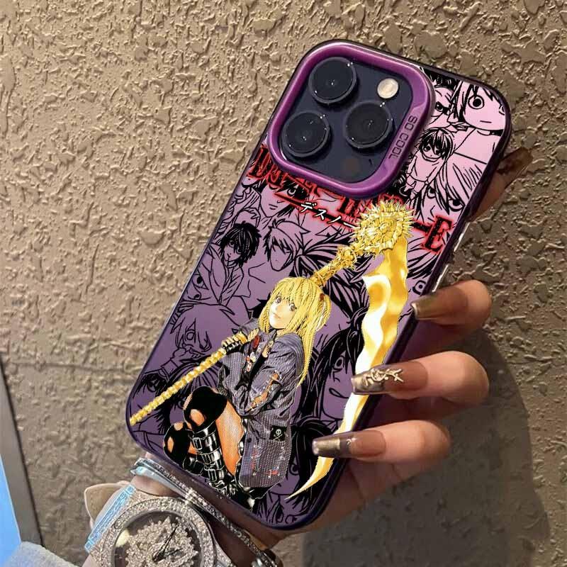 ГОРЯЧИЕ ЗАМЕТКИ СМЕРТИ Горячий аниме чехол для телефона для iPhone 17 16e 16 15 14 13 12 11 mini Pro Max X XR XSMAX 8 7 Air Plus Противоударный Матовый