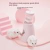 Plastic Hamster Water Dispenser Non Slip Feeding Kettle with Stand Bottle Dispenser Pet Supplies