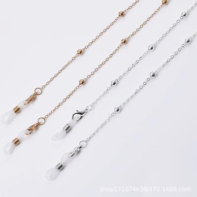 Яркие металлические солнцезащитные очки в стиле ретро, ​​ремешки-цепочки, ремешки золотого цвета, очки для чтения, подвесная веревка, держатель для очков, шнур, ремешок