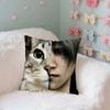 Cool Lleon KkennedyS Case Plush Fabric Soft Pillowcase Double Sided Print Cushion Cover Household Gifts