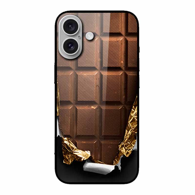 Glass Case For iphone 16 Plus 16Plus Coque Tempered Glass Hard Back Cover For iphone 16 Plus Phone Case Soft TPU Black Bumper