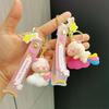Creative Silicone Rainbow Pig Keychain Cute Cartoon Bag Accessory Perfect Gift Idea