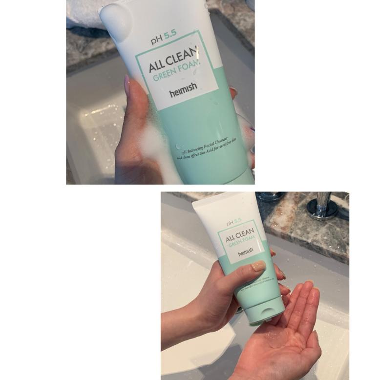 Heimish All Clean Green Foam – Мягкая пенка для умывания с чайным деревом 150 г