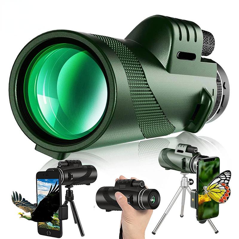 Zoom Hd Binoculars 5000m Folding Telescope Foldable Long Distance Mini Powerful Binoculars Hunting Sports Birdwatching