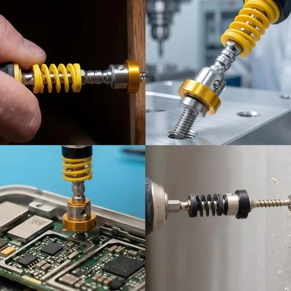 2/5Pcs Ring Positioning Wall Screw Bits Magnetic Gypsum Board Screws Drilling Tool Usage