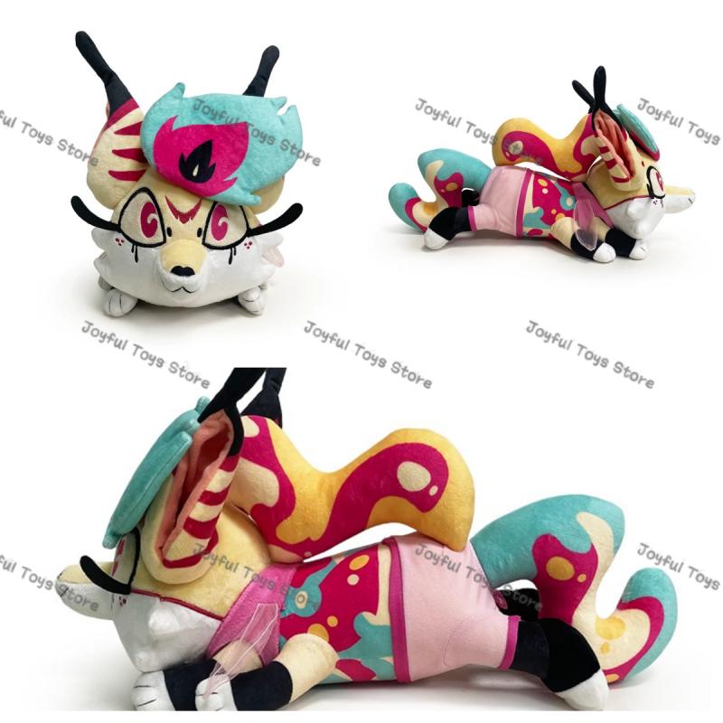 in stock Hazbin Hotel Helluva Boss Loona Plush-Like Texture Cute Toy Soft Stuffed Pillow Cartoon Character Doll Friend Gift
