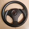 13-Inch Cool Coupe Sports Car Racing Steering Wheel Semicircular Blade, 14-Inch