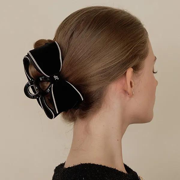 Зажим для волос Line Velvet Ribbon JP-25-159CC