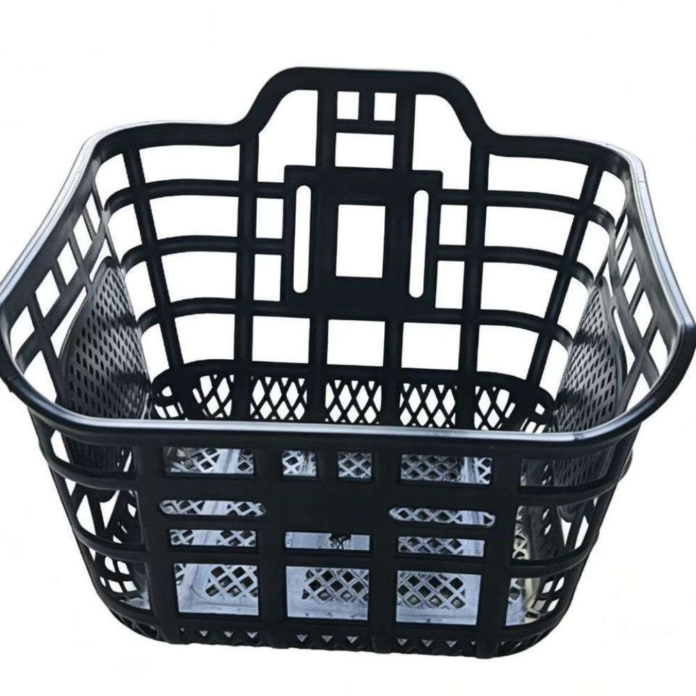 Fixed Durable Bicycle Rear Basket Plastic Bike Rear Basket Children's Folding Bike Accessories