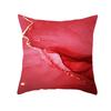Nordic Marble Pattern Gold Edge Printed Peach Skin Pillow Cover Watercolor Ink Pattern Home Bedroom Pillow Cushion Cover